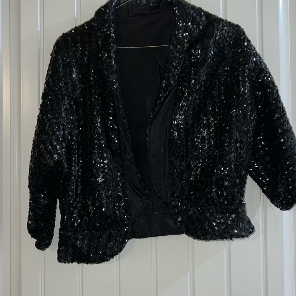 Black Sequin Jacket